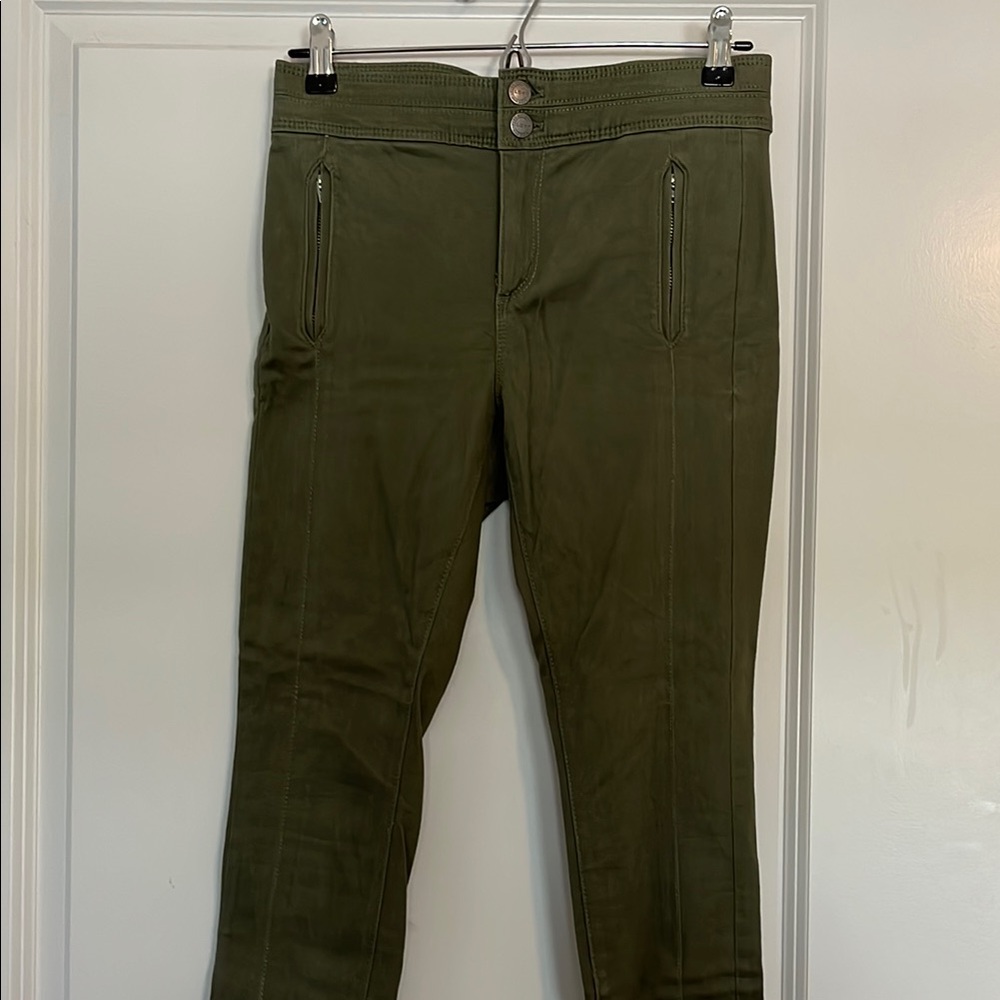 Olive Green Women's Pants